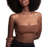 BYE-BRA - BODY CINTA 5 M X 6.5 CM + 3 PARES DE PEZONERAS MARRÓN - Imagen 5