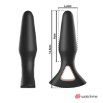 ANBIGUO - WATCHME CONTROL REMOTO VIBRADOR PLUG ANAL ALEXANDRU - Imagen 4