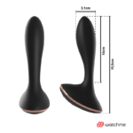 ANBIGUO - WATCHME CONTROL REMOTO VIBRADOR PLUG ANAL VERNET - Imagen 4