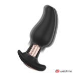 ANBIGUO - WATCHME CONTROL REMOTO PLUG ANAL VIBRADOR CON ROTACIÓN DE PERLAS AMADEUS - Imagen 2