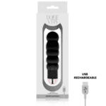 DOLCE VITA - VIBRADOR RECARGABLE SIX NEGRO 7 VELOCIDADES - Imagen 3