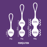 REWOLUTION - REWOBEADS BOLAS VIBRADORAS CONTROL REMOTO CON TECNOLOGIA WATCHME - Imagen 3