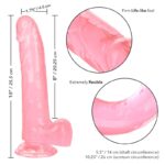 CALEXOTICS - SIZE QUEEN DILDO ROSA 20.3 CM - Imagen 3