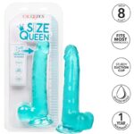 CALEXOTICS - SIZE QUEEN DILDO AZUL 20.3 CM - Imagen 2
