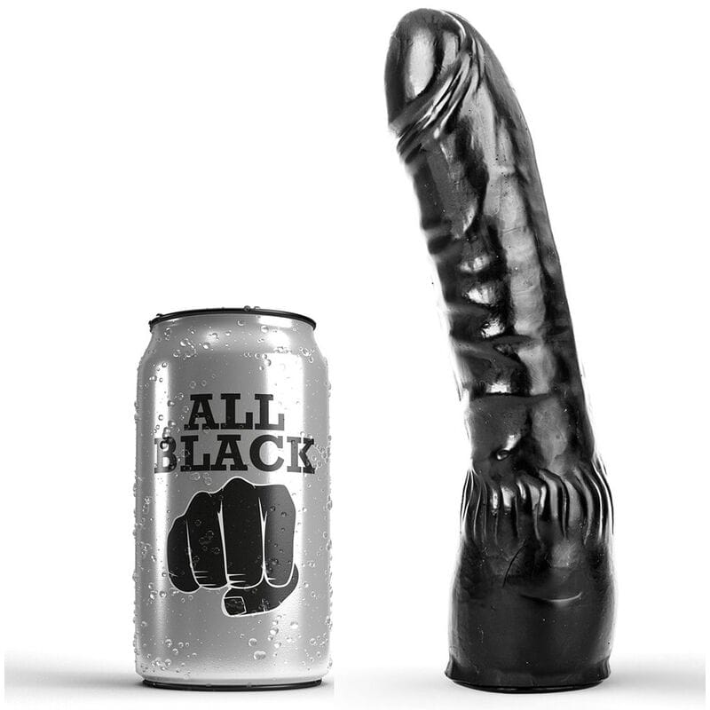 img_110120_81bd8de8acc93630496e1918c48806ea_1.jpg ALL BLACK - DILDO NEGRO REALÍSTICO 20 CM - Imagen 1