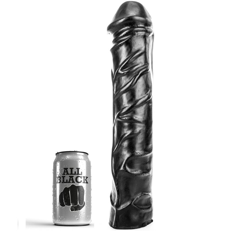 img_110128_051483e11065e3eeb91acabc874585aa_1.jpg ALL BLACK - DILDO GIGANTE FISTING SUAVE 32 CM - Imagen 1
