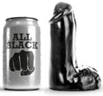 ALL BLACK - DILDO REALÍSTICO 13 CM