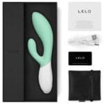 LELO - INA 3 VERDE VIBRADOR RABBIT LUJO VERDE AGUA - Imagen 4