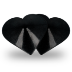 COQUETTE CHIC DESIRE - CUBRE PEZONES METAL CORAZONES NEGROS - Imagen 4
