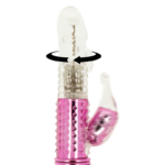 OHMAMA - VIBRADOR CON FUNCION ROTACION Y ESTIMULADOR CLITORIS - Imagen 2