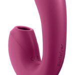 SATISFYER - SUNRAY ESTIMULADOR Y VIBRADOR APP ROJO - Imagen 2