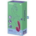 SATISFYER - SUNRAY ESTIMULADOR Y VIBRADOR APP ROJO - Imagen 3