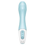 SATISFYER - AIR PUMP VIBRATOR 5+ VIBRADOR PUNTO G INFLABLE APP AZUL - Imagen 3