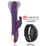 TREASURE - BASTIAN RABBIT UP  DOWN ROTADOR  VIBRADOR + MANDO CONTROL REMOTO WATCHME