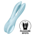 SATISFYER - THREESOME 1 VIBRADOR AZUL - Imagen 2