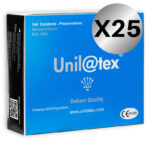 UNILATEX - PRESERVATIVOS NATURALES 144 UDS X 25 UDS