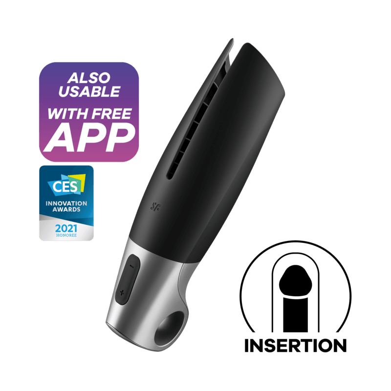 img_133288_63278c3473d9677ee37530a0aa511bd7_1.png SATISFYER - POWER MASTURBATOR NEGRO Y PLATA - Imagen 1