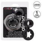 CALEXOTICS - ALPHA DUAL MAGNUM RING NEGRO - Imagen 2