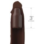 FANTASY X- TENSIONS - PIPEDREAMS EXTENSIÓN W STRAP 17,78 CM BROWN - Imagen 2