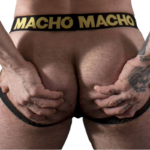 MACHO - MX25AC JOCK CUERO AMARILLO S - Imagen 2