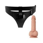 PRETTY LOVE - HARNESS BRIEFS ARNÉS UNIVERSAL CON DILDO JERRY 21.8 CM NATURAL - Imagen 3