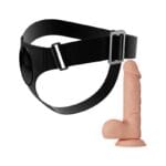 PRETTY LOVE - HARNESS BRIEFS ARNÉS UNIVERSAL CON DILDO JERRY 21.8 CM NATURAL - Imagen 5