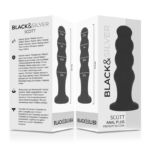 BLACKSILVER - SCOTT PLUG ANAL SILICONA PREMIUM NEGRO - Imagen 5