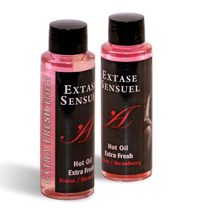 img_14006_1c88227d13b9651d528cf1bc0c2a12c8_1.jpg EXTASE SENSUAL - ACEITE MASAJE EFECTO EXTRA FRESH FRESA 100 ML - Imagen 1