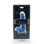 GET REAL - HAPPY DICKS DILDO 12 CM CON TESTÍCULOS AZUL - Imagen 2