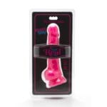 GET REAL - HAPPY DICKS 19 CM CON TESTÍCULOS ROSA - Imagen 2