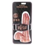 GET REAL - DILDO SILICONA 20,5 CM CON TESTÍCULOS NATURAL - Imagen 4