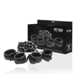 FETISH SUBMISSIVE - SET ATADURAS CAMA LUXURY CON FORRO DE NEOPRENO - Imagen 2