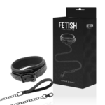 FETISH SUBMISSIVE - COLLAR CON CADENA CON FORRO DE NEOPRENO - Imagen 2