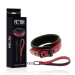 FETISH SUBMISSIVE DARK ROOM - COLLAR CON CADENA CON FORRO DE NEOPRENO - Imagen 2