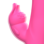 INTENSE - JULIO VIBRADOR RABBIT SILICONA ROSA - Imagen 4