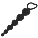 BLACKSILVER - MILA CADENA ANAL DE CORAZONES 18 CM - Imagen 2