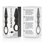 BLACKSILVER - OZZY POTENTE VIBRADOR PLUG ANAL SILICONA - Imagen 5