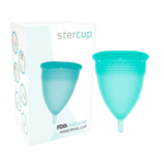 STERCUP - COPA MENSTRUAL FDA SILICONA AQUAMARINA - TALLA L