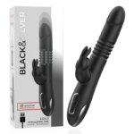 BLACKSILVER - KENJI VIBRADOR RABBIT UP DOWN + MANDO CONTROL REMOTO WATCHME