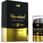 INTT - POTENTE ESTIMULANTE ÍNTIMO GEL VIBRADOR LIQUIDO VODKA 15ML - Imagen 2