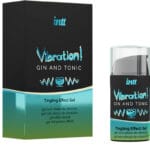 INTT - POTENTE ESTIMULANTE ÍNTIMO GEL VIBRADOR LIQUIDO GIN  TONIC 15ML - Imagen 2
