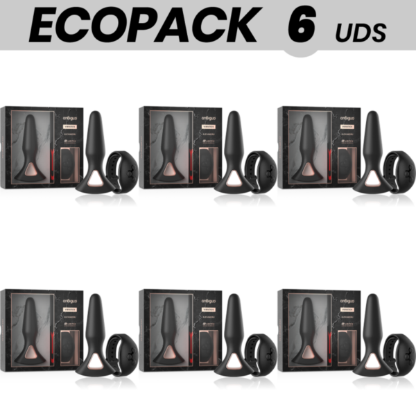 ECOPACK 6 UDS - ANBIGUO WATCHME CONTROL REMOTO VIBRADOR PLUG ANAL ALEXANDRU