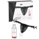 INTT RELEASES - PANTY BRASILEÑA NEGRA CON PERLAS Y GEL LUBRICANTE 50 ML - Imagen 4