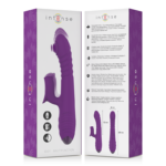 INTENSE - IGGY VIBRADOR MULTIFUNCIÓN RECARGABLE UP  DOWN CON ESTIMULADOR DE CLITORIS MORADO - Imagen 5