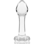 NEBULA SERIES BY IBIZA - MODELO 2 PLUG CRISTAL TRANSPARENTE 11 CM -O- 3.5 CM - Imagen 5