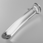 NEBULA SERIES BY IBIZA - MODELO 9 DILDO CRISTAL TRANSPARENTE 15.5 CM -O- 2.5 CM - Imagen 2