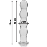 NEBULA SERIES BY IBIZA - MODELO 10 DILDO CRISTAL TRANSPARENTE 16.5 CM -O- 3.5 CM - Imagen 3