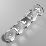 NEBULA SERIES BY IBIZA - MODELO 10 DILDO CRISTAL TRANSPARENTE 16.5 CM -O- 3.5 CM - Imagen 2