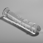 NEBULA SERIES BY IBIZA - MODELO 16 DILDO CRISTAL TRANSPARENTE 18.5 CM -O- 3 CM - Imagen 2