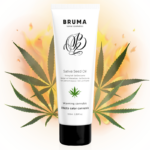 BRUMA - GEL DESLIZANTE CON ACEITE DE SEMILLA EFECTO CALOR SABOR CANNABIS 100 ML - Imagen 3